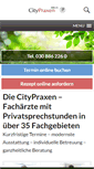 Mobile Screenshot of citypraxen.de